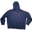 Nike Swoosh Navy and Grey Pullover Hoodie (2XL)