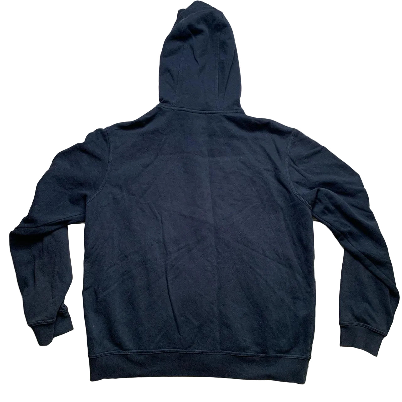 Nike Swoosh Navy and White Hoodie (XL)