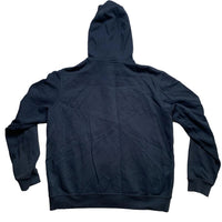 Nike Swoosh Navy and White Hoodie (XL)
