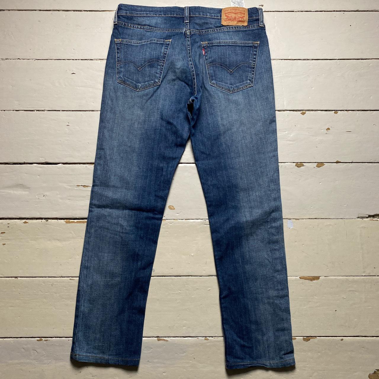 Levis 511 Navy Slim Stonewash Jeans