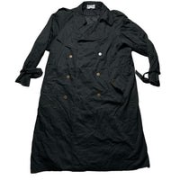 YSL Yves Saint Lauren Vintage 90’s Trench Coat Black (XL)