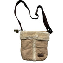 UGG Fur Trim Pouch Messenger Bag