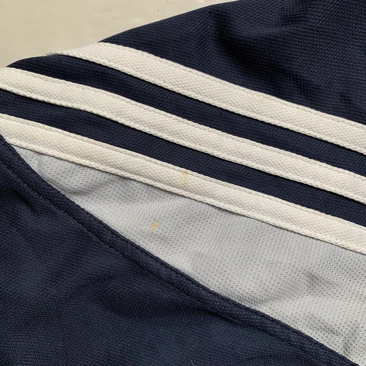 Adidas Climalite Vintage Navy White and Silver T Shirt