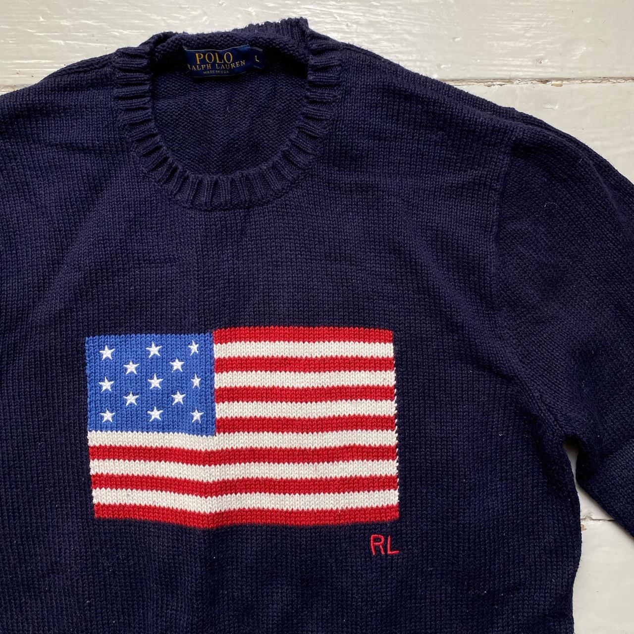 Polo Ralph Lauren Navy USA Jumper