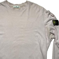 Stone Island Pink Long Sleeve T Shirt (2XL)