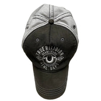 True Religion Khaki and White Baseball Cap