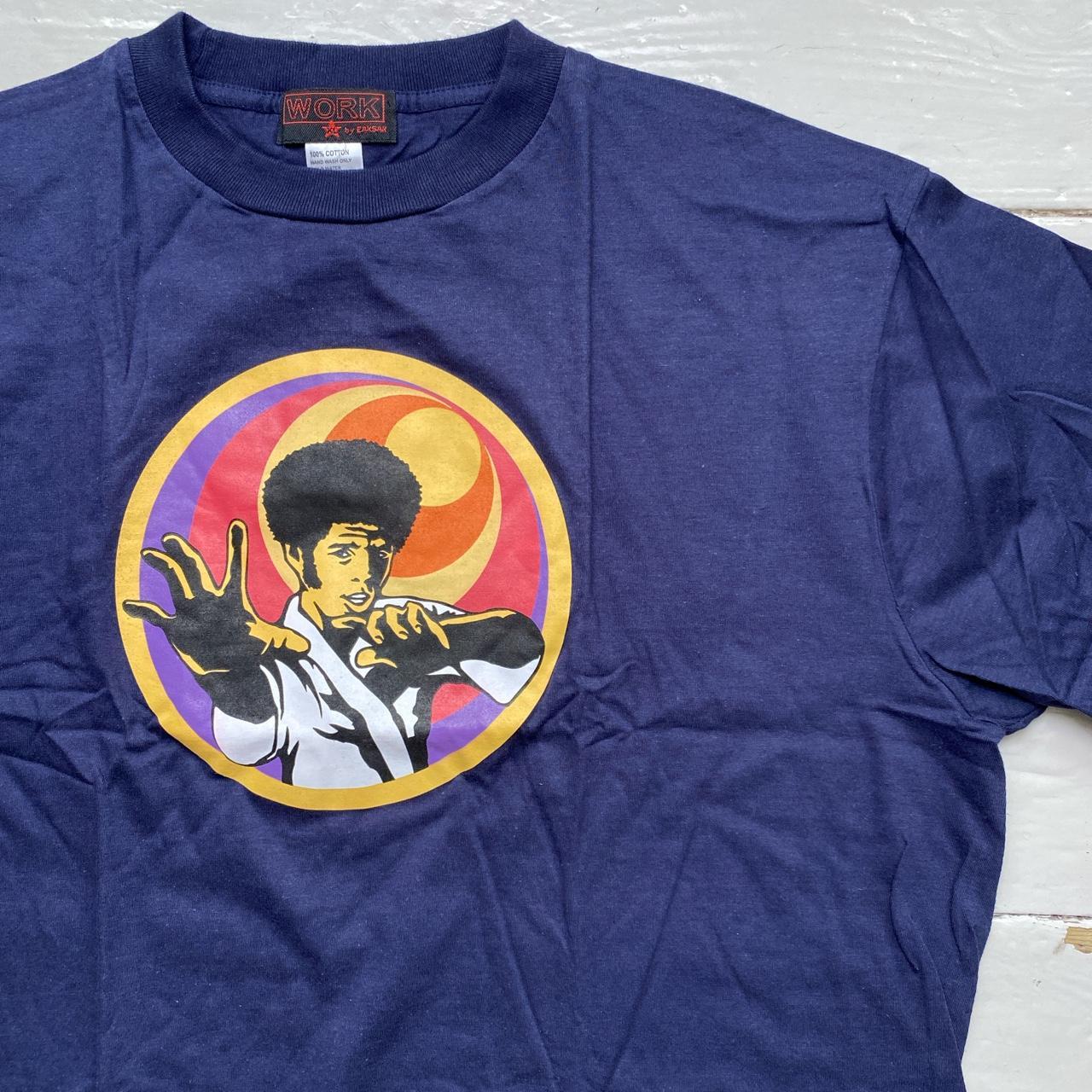 Superfro Work by EAKSAK Vintage Mung Fu Navy T Shirt