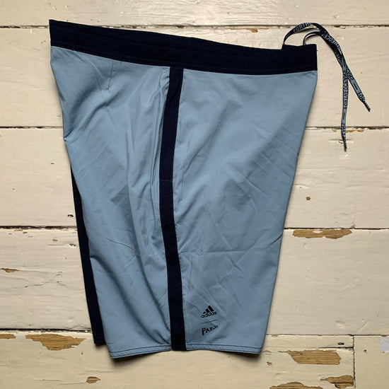 Adidas Parley Navy and Baby Blue Shorts
