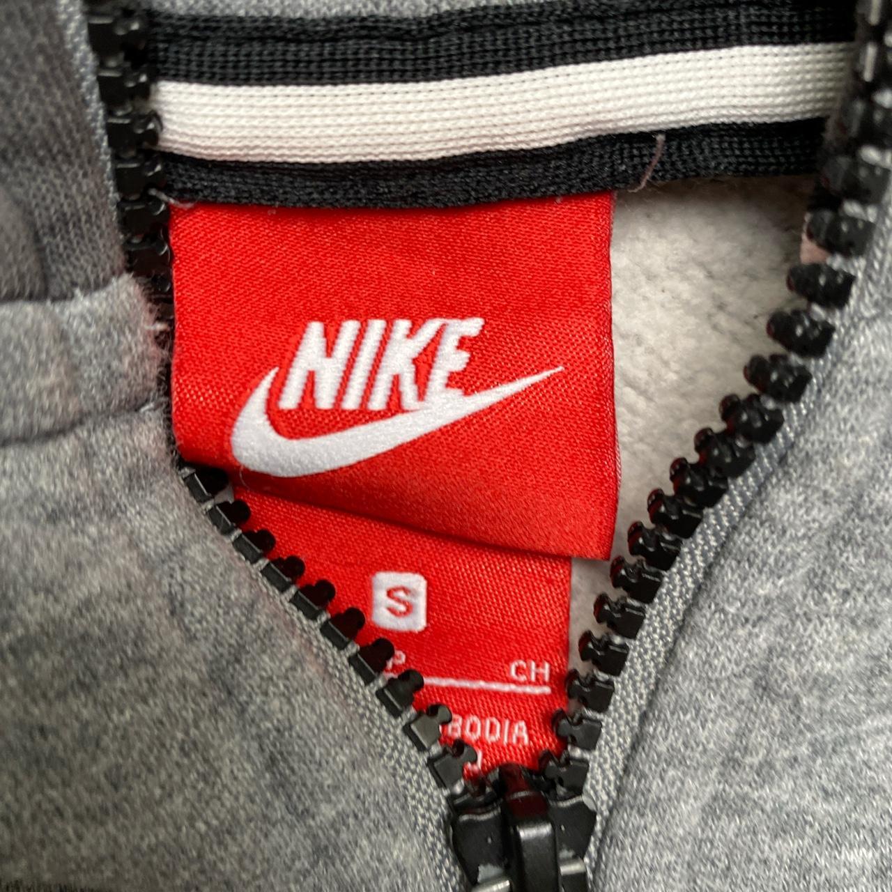 Nike Air Grey and Red Hoodie (S)