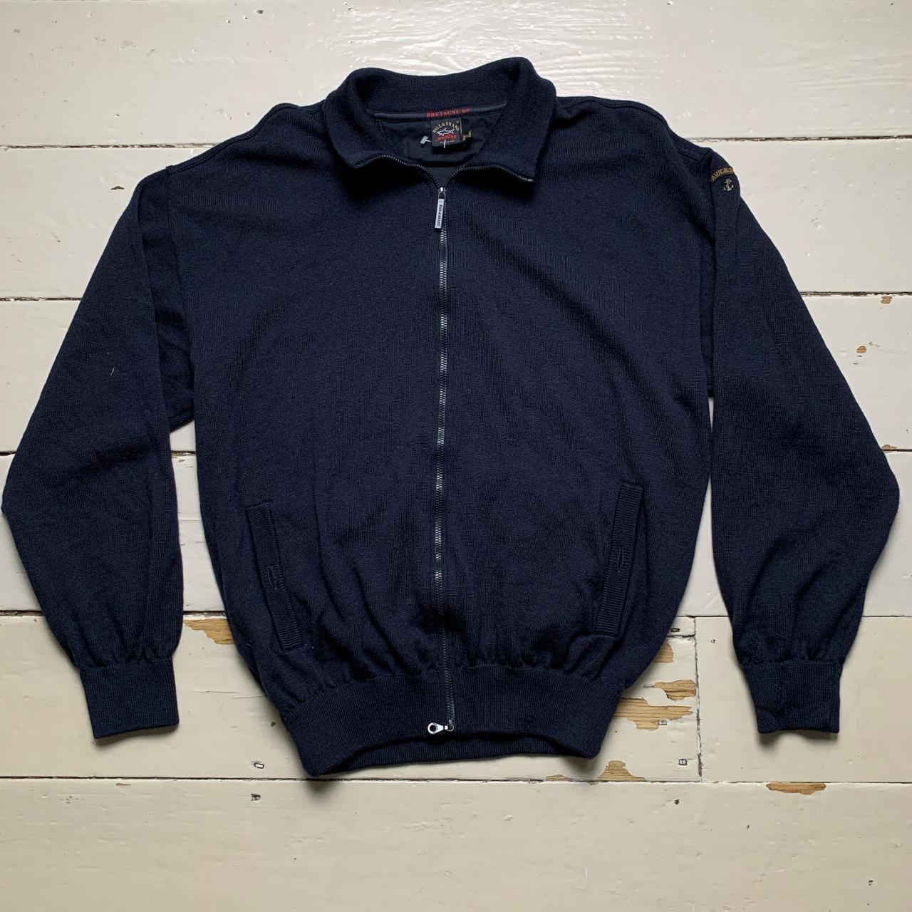 Paul and Shark Zip Jumper Navy