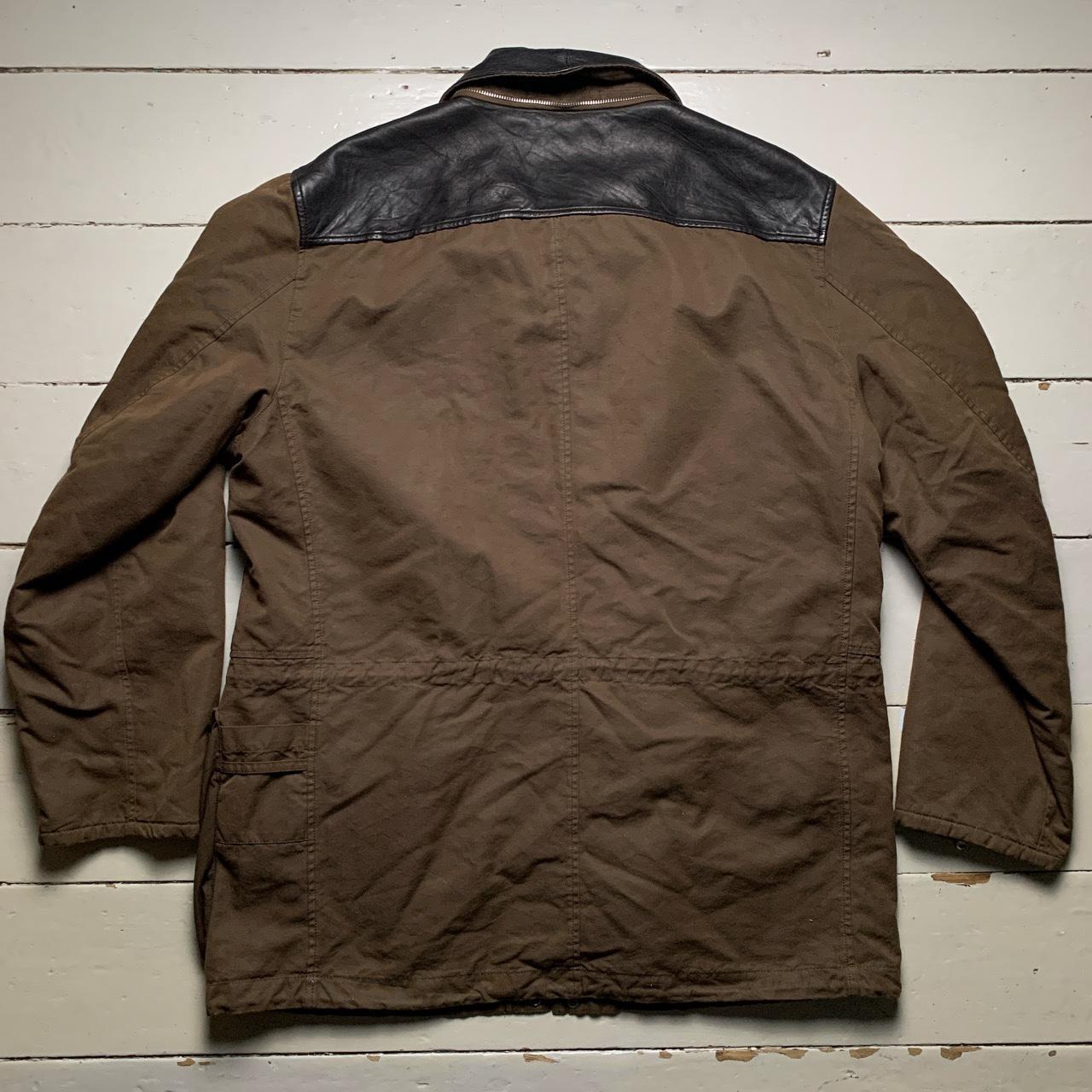 CP Company Vintage Leather Panel Lightweight Jacket