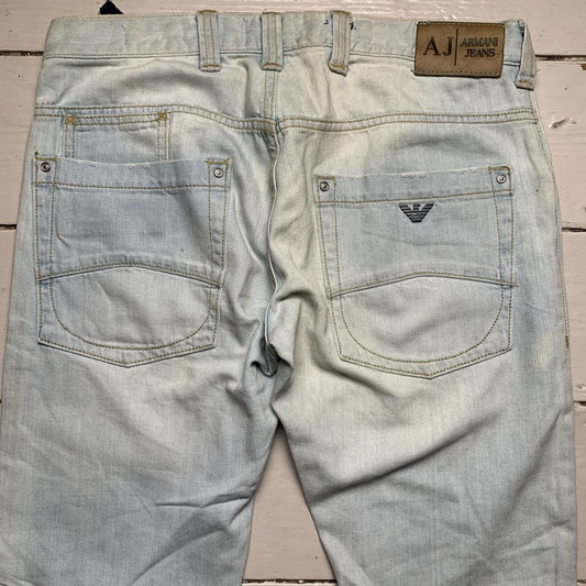 Armani J08 Vintage Light Blue Jeans