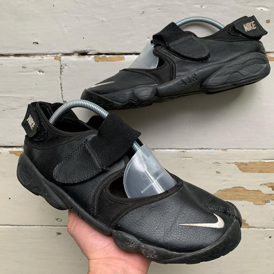 Nike Air Rift Vintage 2009 Leather Black and White Tabi Toe