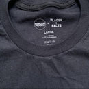 Places Plus Faces Boiler Room 2019 USA Tour T Shirt Black and White (L)