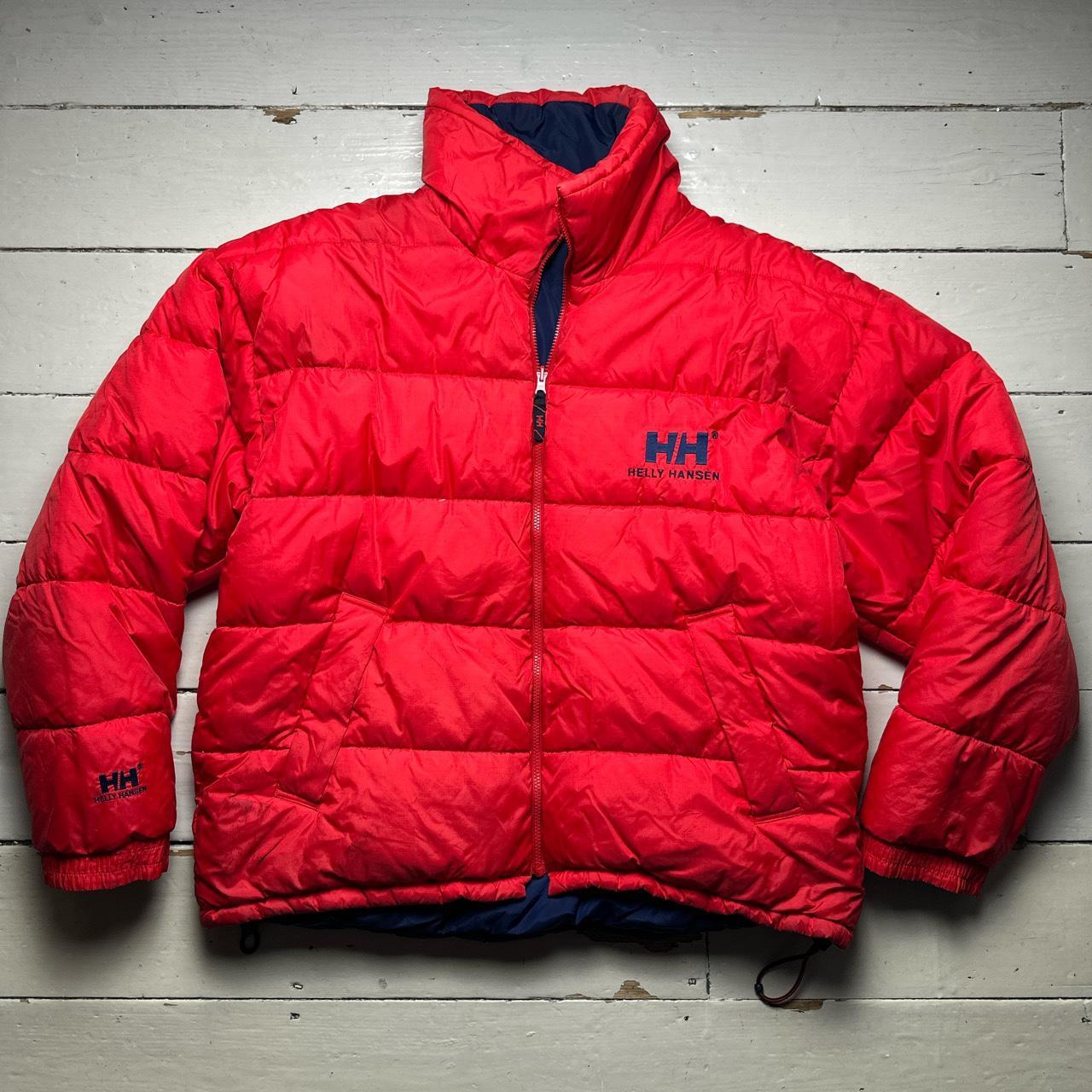 Helly Hansen Reversible Navy and Red Puffer Jacket