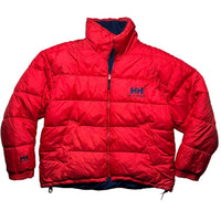 Helly Hansen Reversible Navy and Red Puffer Jacket (2XL)