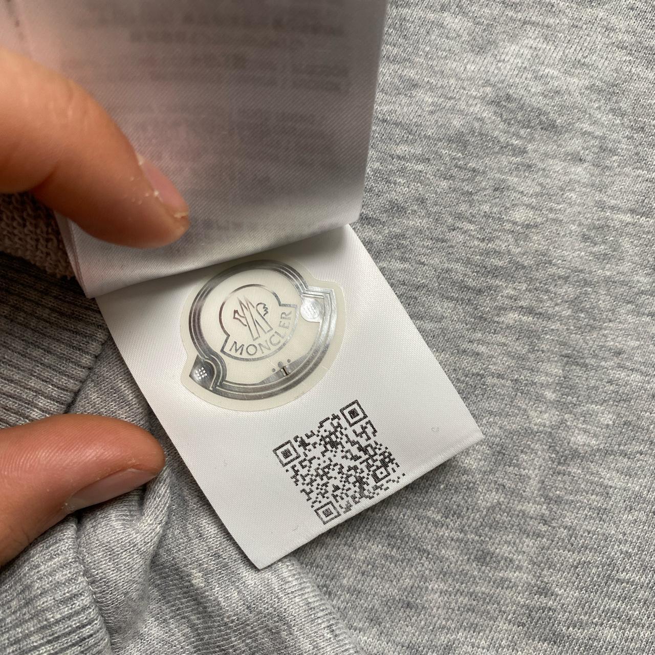 Moncler Grey Reflective Stripes Grey Tracksuit