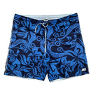 Nike Floral Swim Shorts Navy Blue (XL)