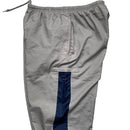 Nike Vintage Baggy Track Pant Cargo Style Shell Bottoms Navy Grey and Red (XL)