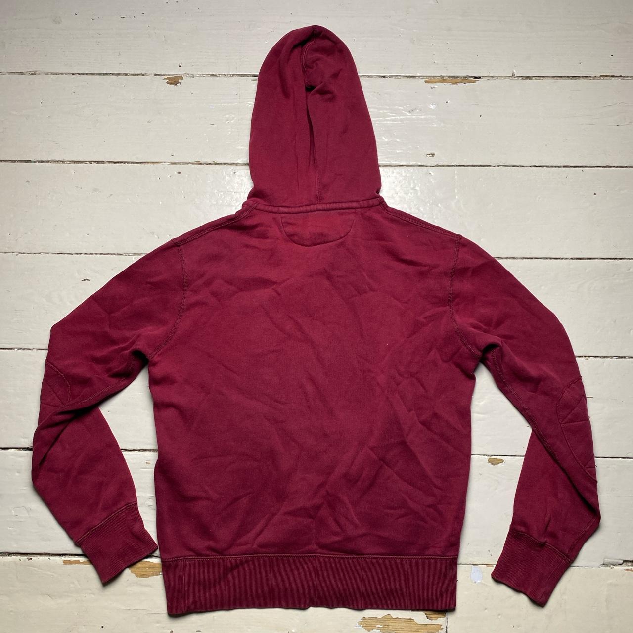 Polo Ralph Lauren Burgundy and Navy Pony Hoodie