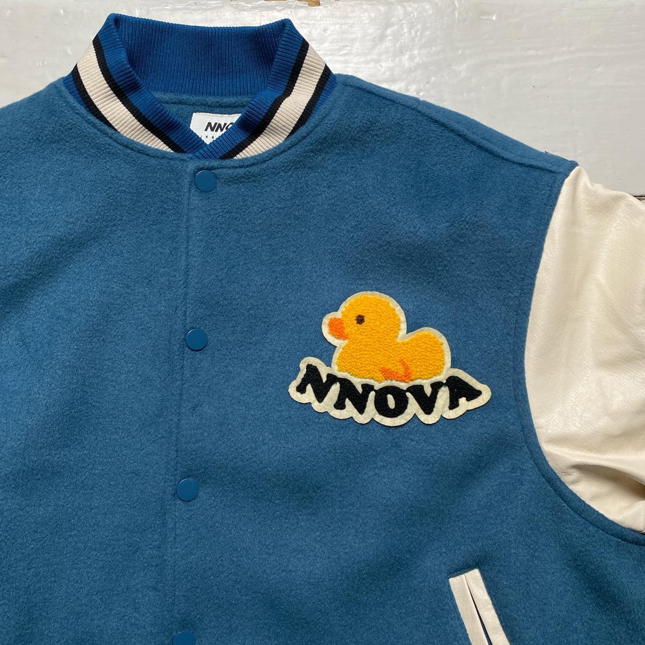 NNOVA Travel Notes Varsity Fleece and Faux Leather Bomber Jacket