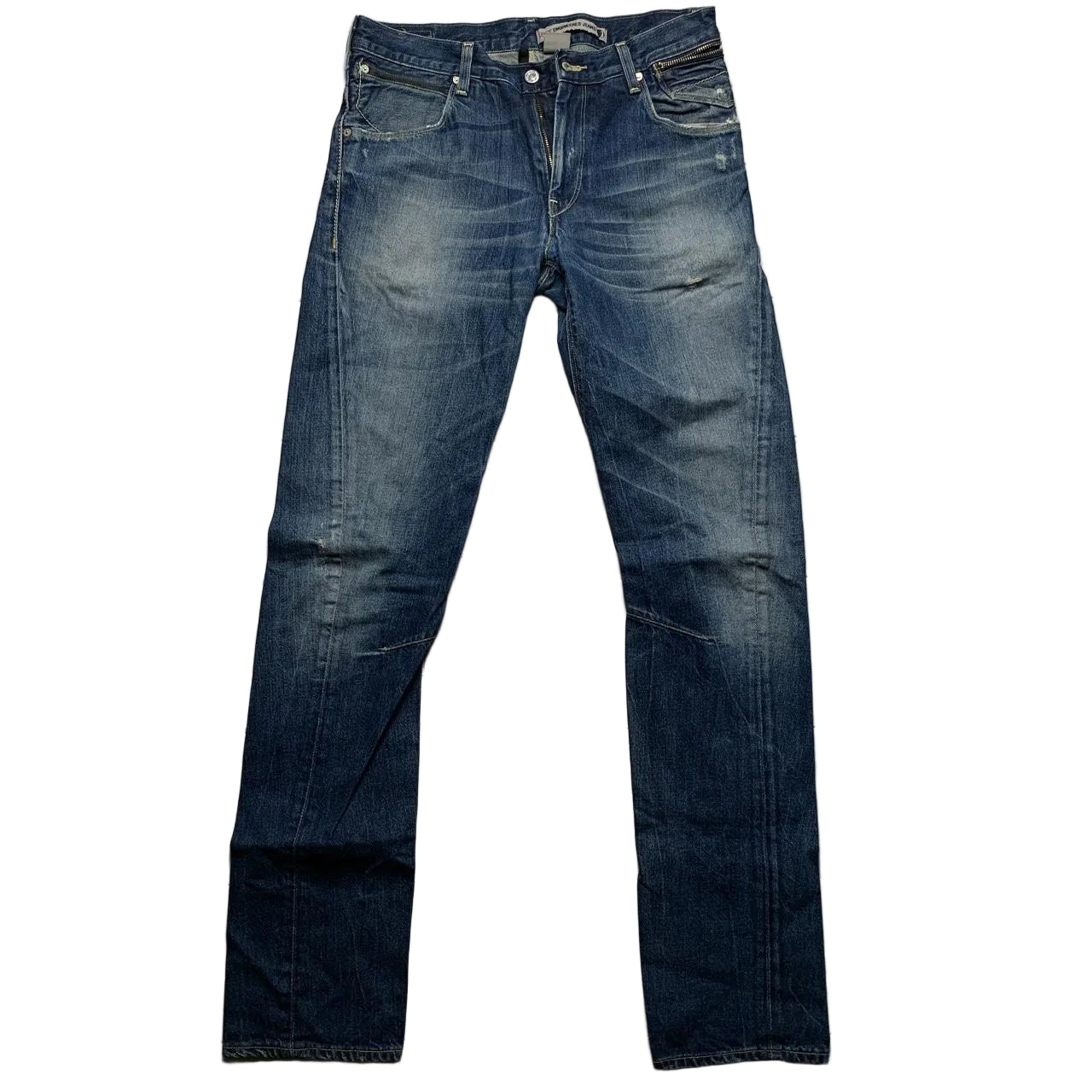 Levis Engineered Distressed Slim Combat Cargo Jeans (32W)
