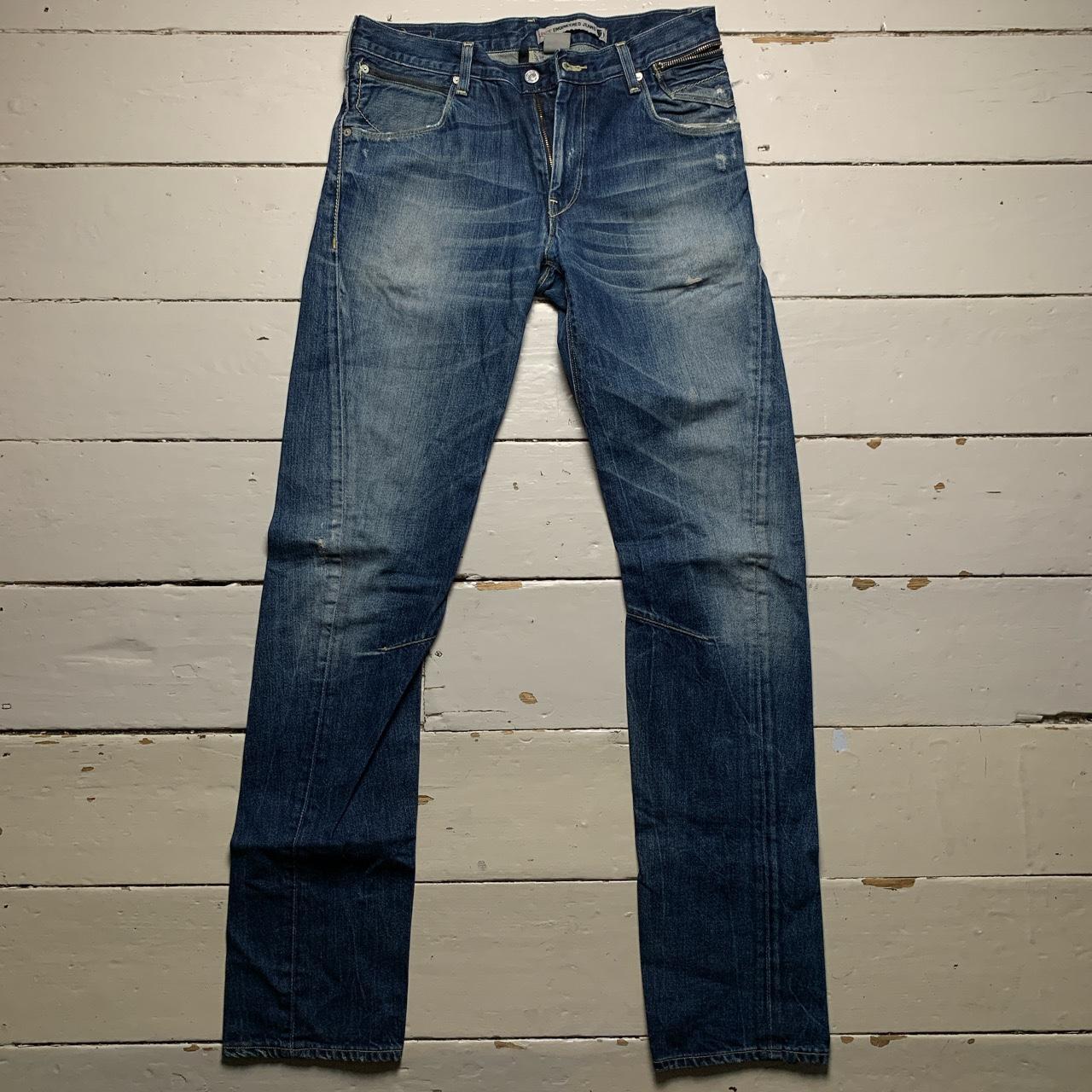 Levis Engineered Distressed Slim Combat Cargo Jeans