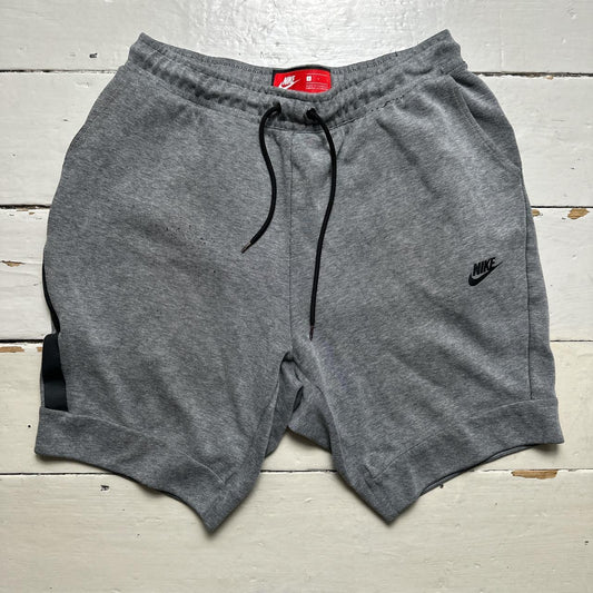 Nike Tech Fleece Grey and Black Shorts