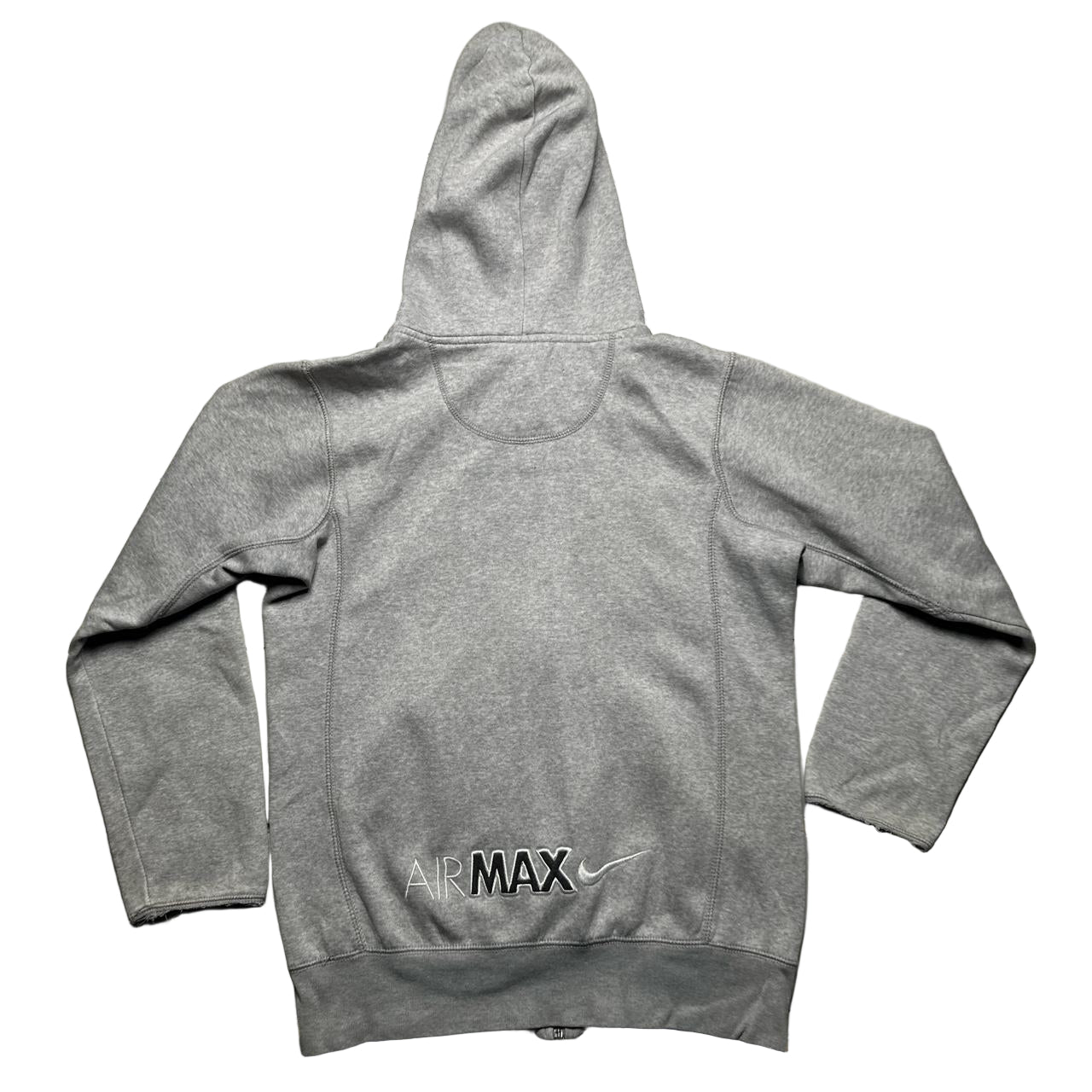 Nike Air Max Vintage Grey and White Swoosh Hoodie (S)