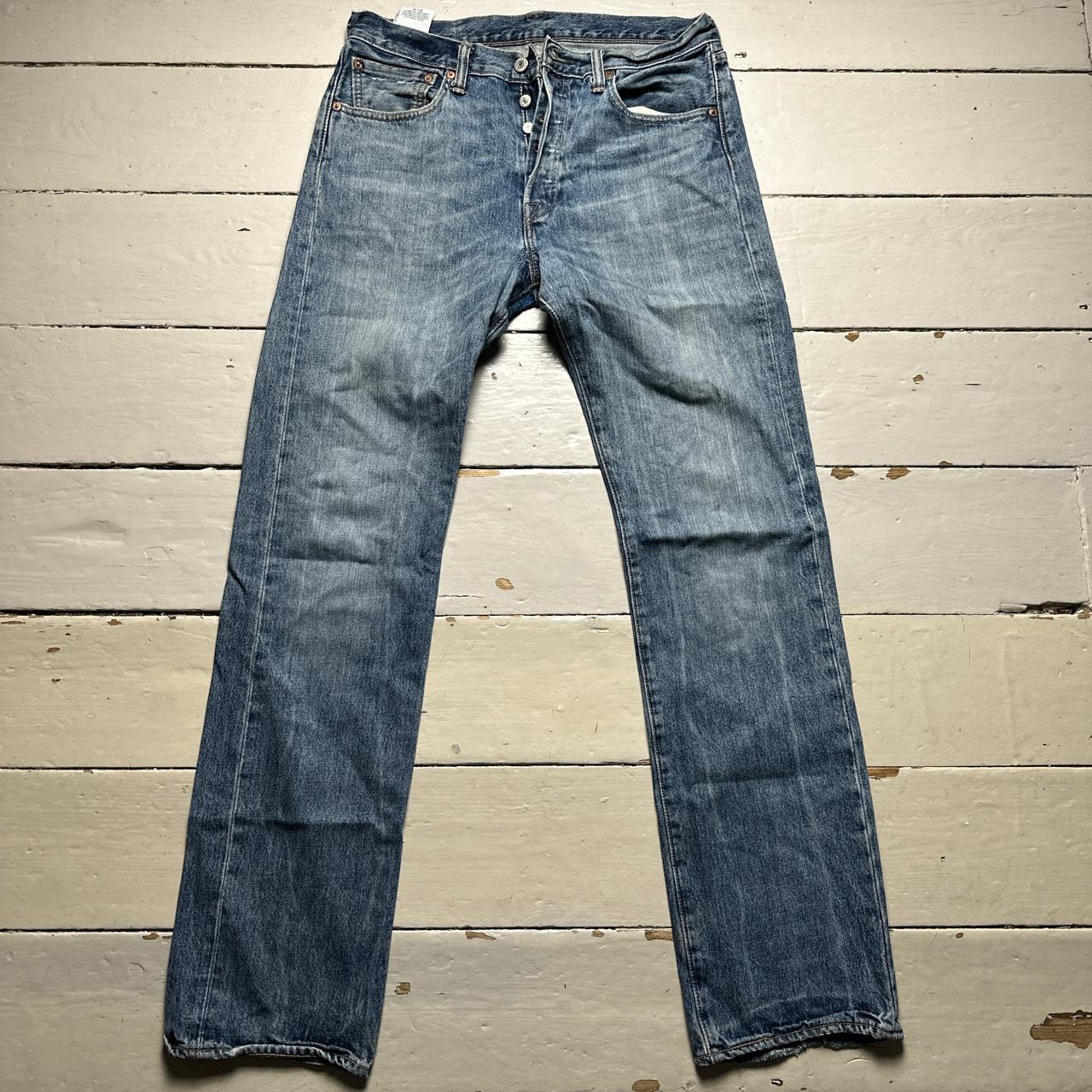 Levis 501 Light Blue Baggy Jeans