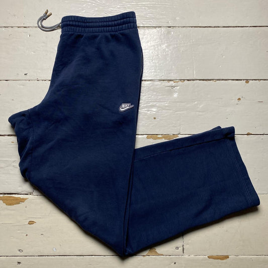 Nike Vintage Swoosh Navy and White Baggy Joggers