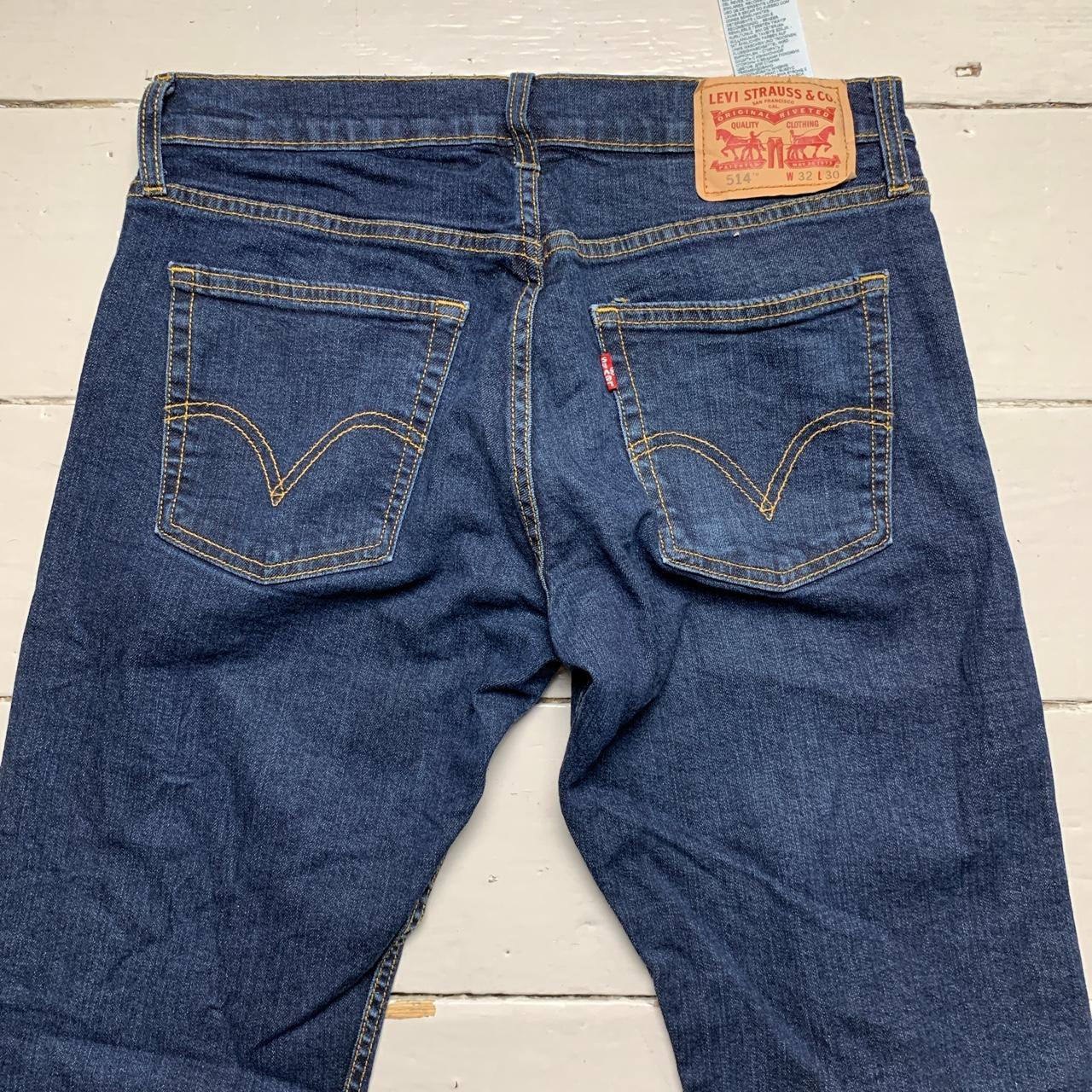 Levis 514 Navy Jeans