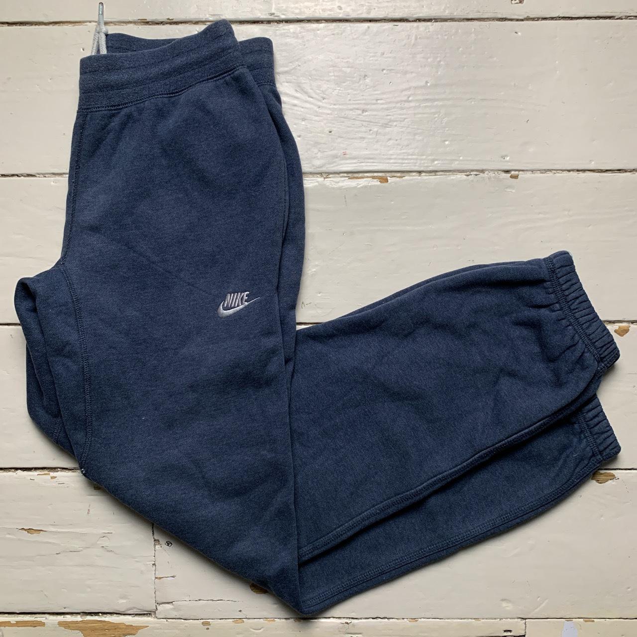 Nike Swoosh Navy and White Joggers