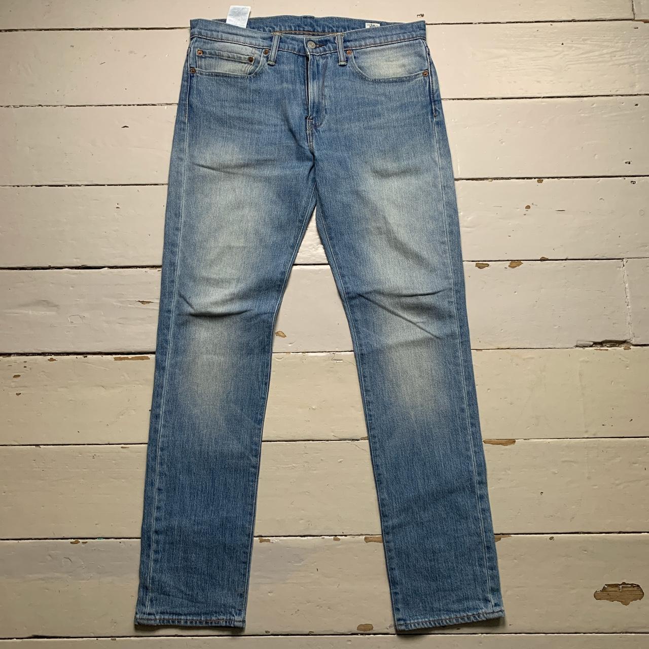 Levis 511 Light Blue White Oak Cone Denim Jeans