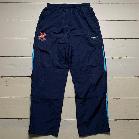 West Ham Umbro Vintage Shell Track Pant Baggy Bottoms