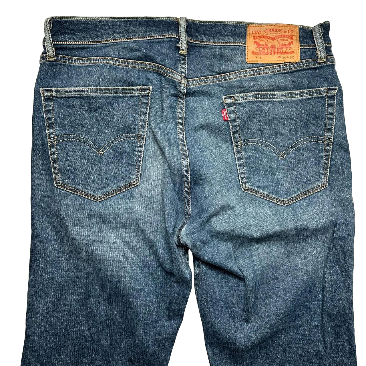 Levis 751 Baggy Navy Jeans (36W)