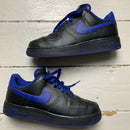 Nike Air Force 1 Black and Blue