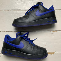 Nike Air Force 1 Black and Blue