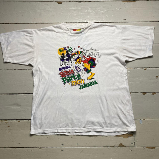 Rasta Party Mon Jamaica Red Stripe Vintage 90’s T Shirt