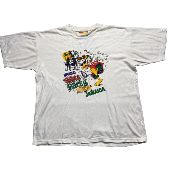 Rasta Party Mon Jamaica Red Stripe Vintage 90’s T Shirt (2XL)