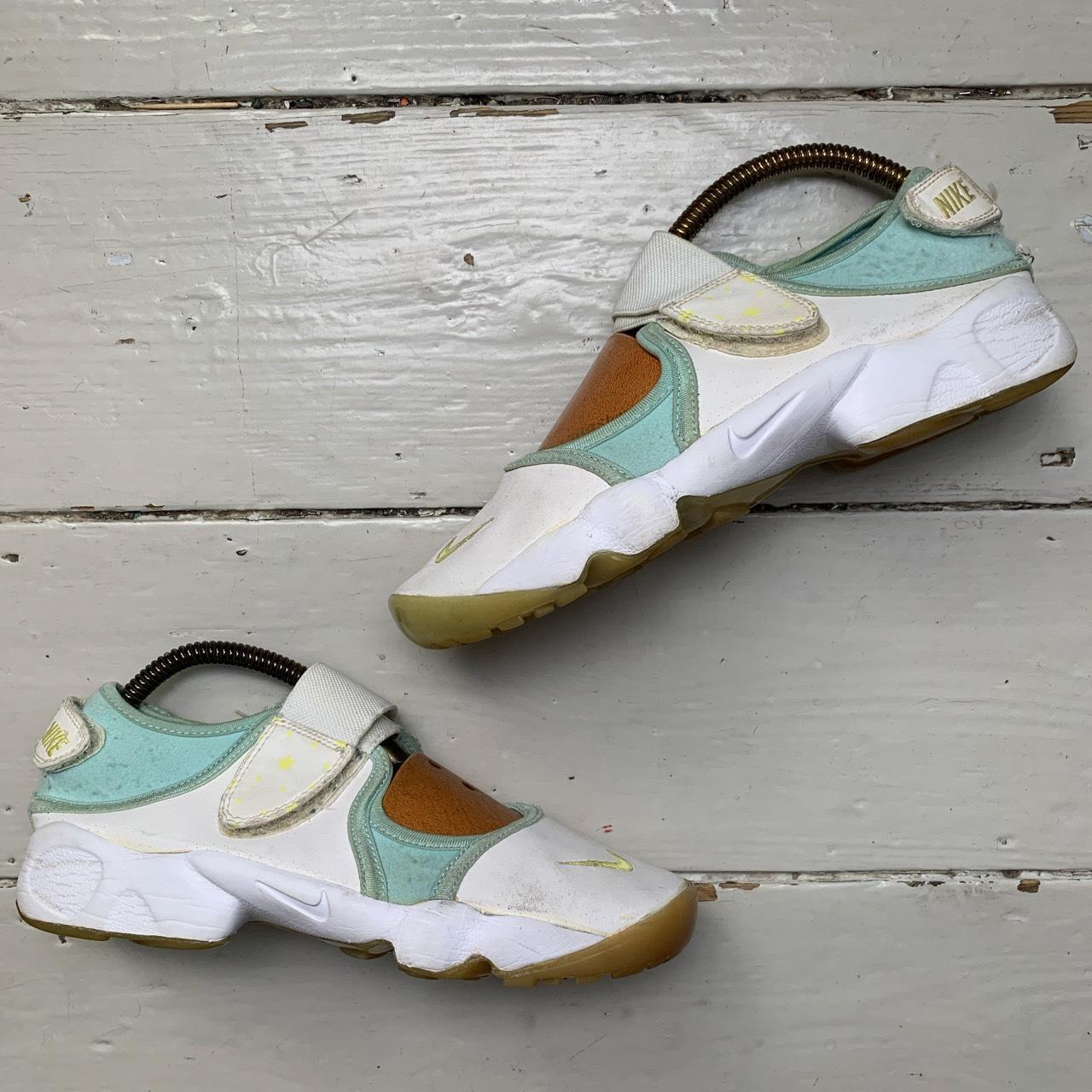 Nike Air Rift Vintage Stars White and Turquoise