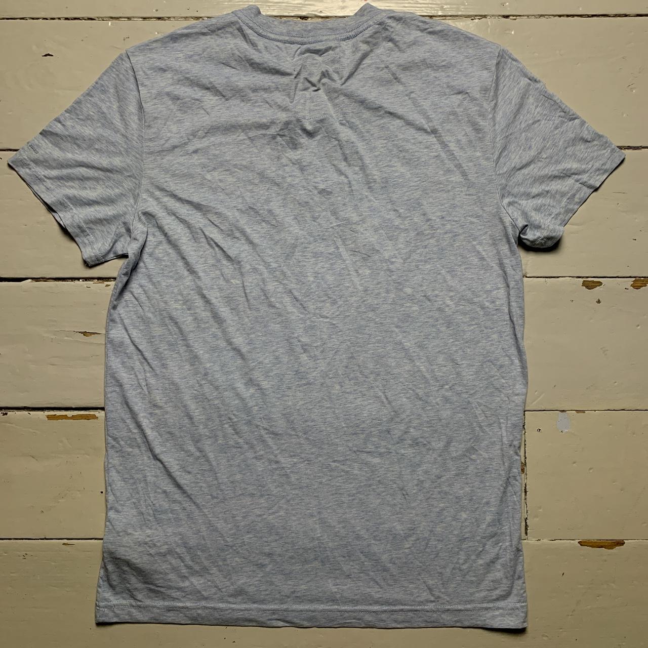 G Star RAW T Shirt Light Blue and White