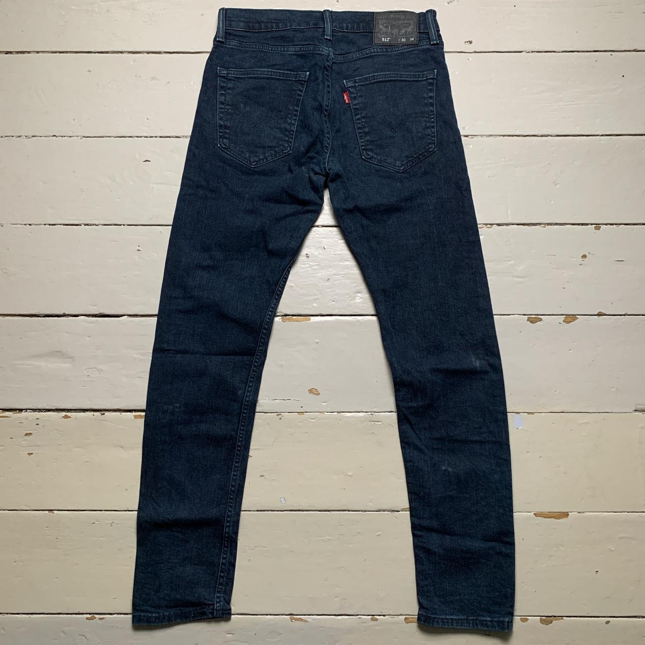 Levis 512 Navy Slim Jeans