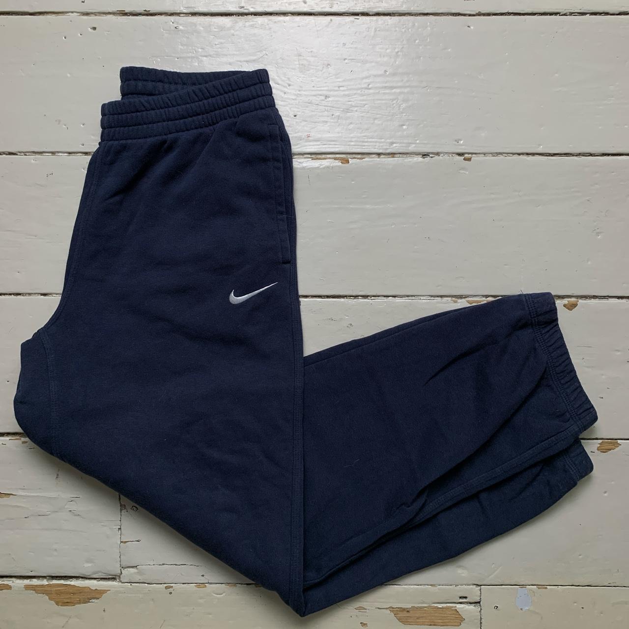 Nike Swoosh Navy and White Joggers