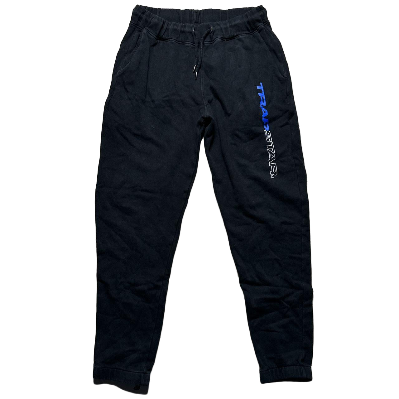 Trapstar Black Blue and White Slim Joggers (M)