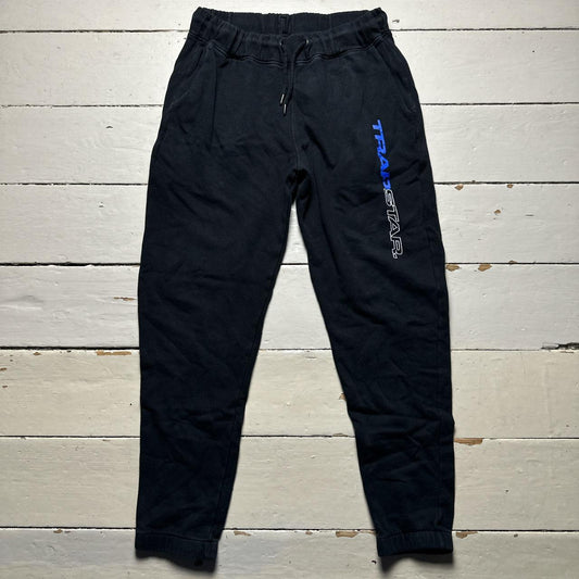 Trapstar Black Blue and White Slim Joggers