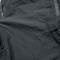 Nike Vintage Cargo Shell Shorts Black and Grey Swoosh (XL)