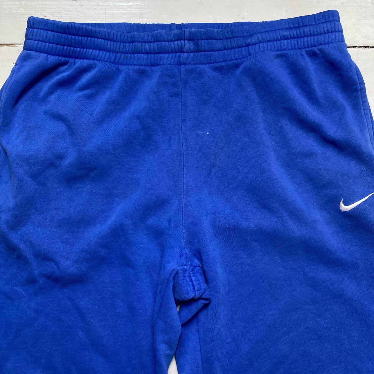 Nike Swoosh Blue and White Baggy Joggers