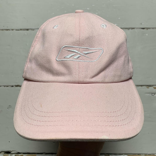 Reebok Pink and White Cap