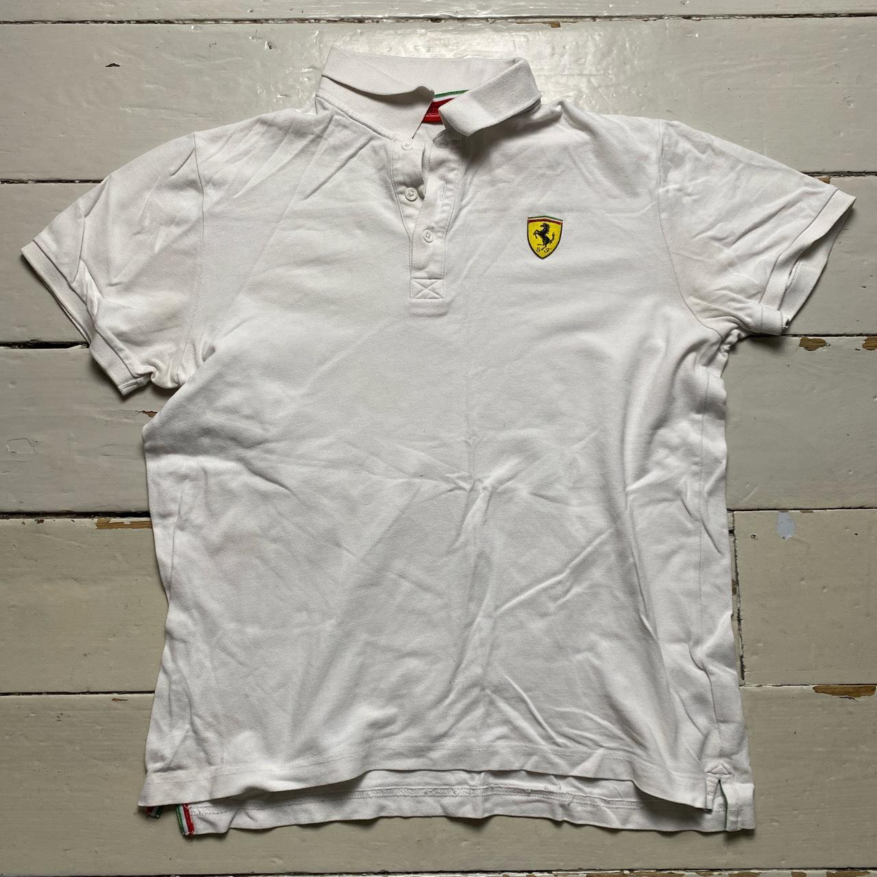 Ferrari Scuderia White Polo Shirt